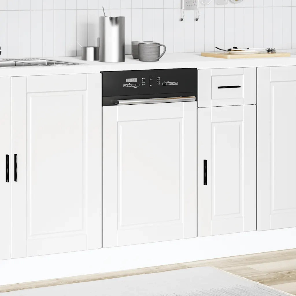 Pannello Lavastoviglie Porto Bianco 45x1,5x57 cm in Truciolato 854127