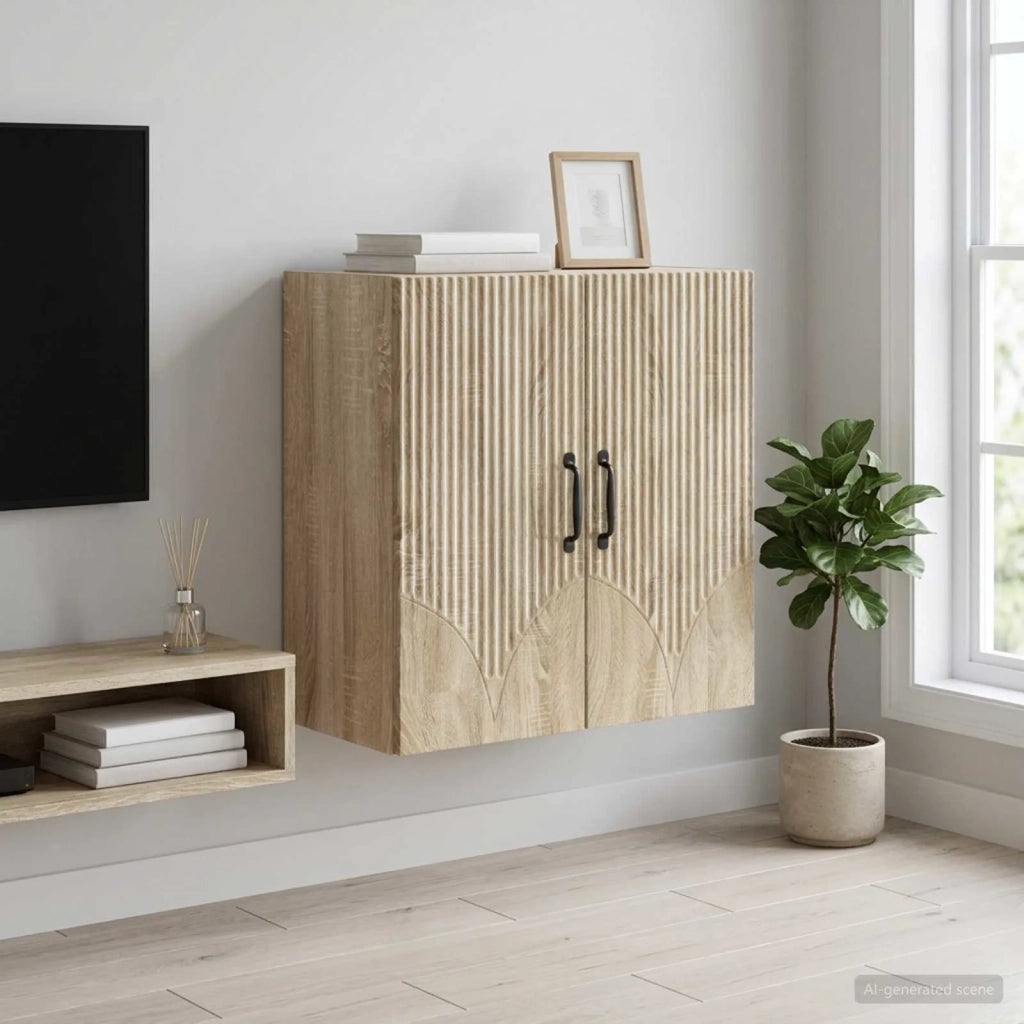 Mobiletto a muro Rovere Sonoma 59 x 31 x 60 cm 898917