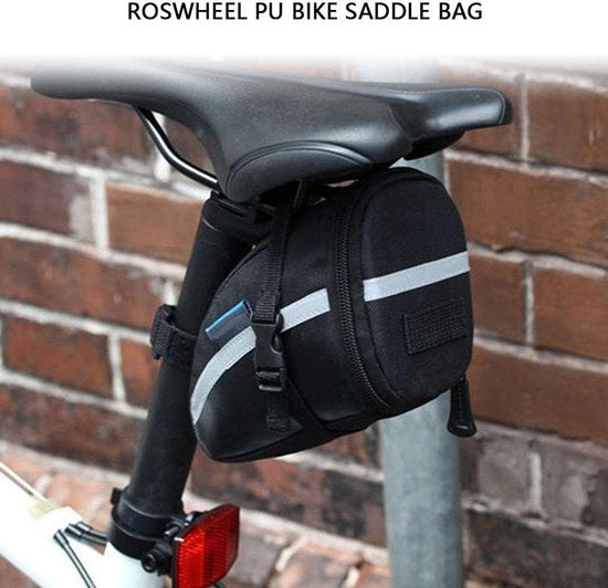 Zadella Bicicletta - Impermeabile - Tas da Pista - Tas di Carico - Materiale PU - 15x8x10,5cm - Fissaggio Solido