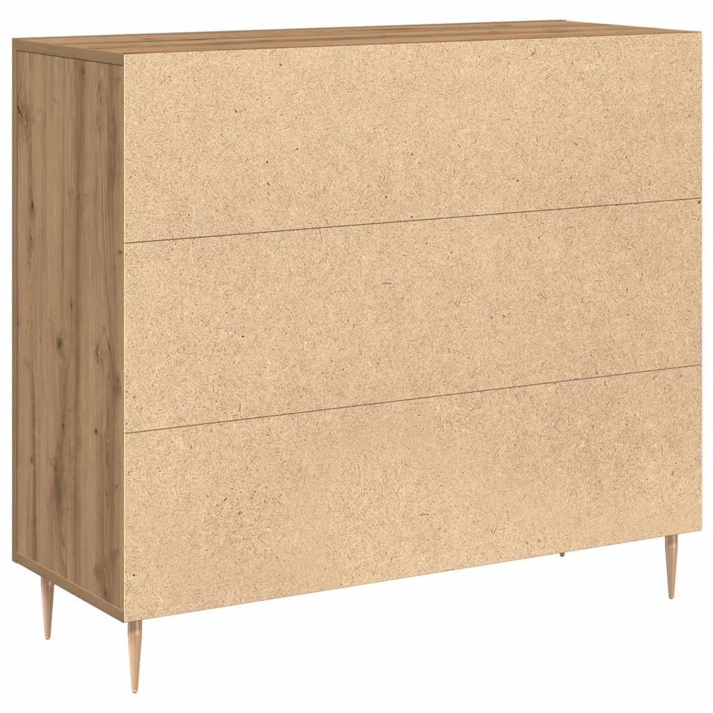Credenza Rovere artigianale 90 x 34 x 80 cm Legno multistrato 869077
