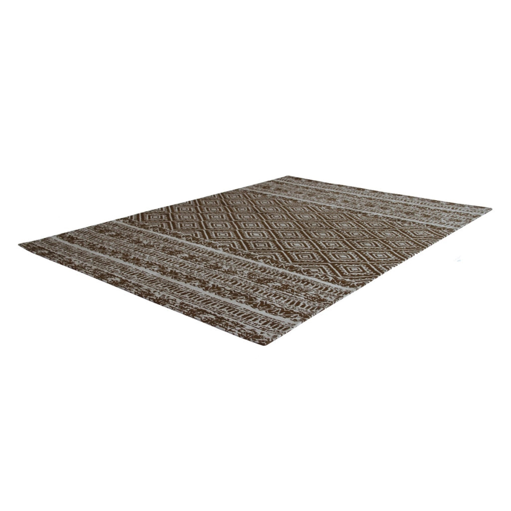 Tappeto Sunny 100 Braun in poliestere marrone