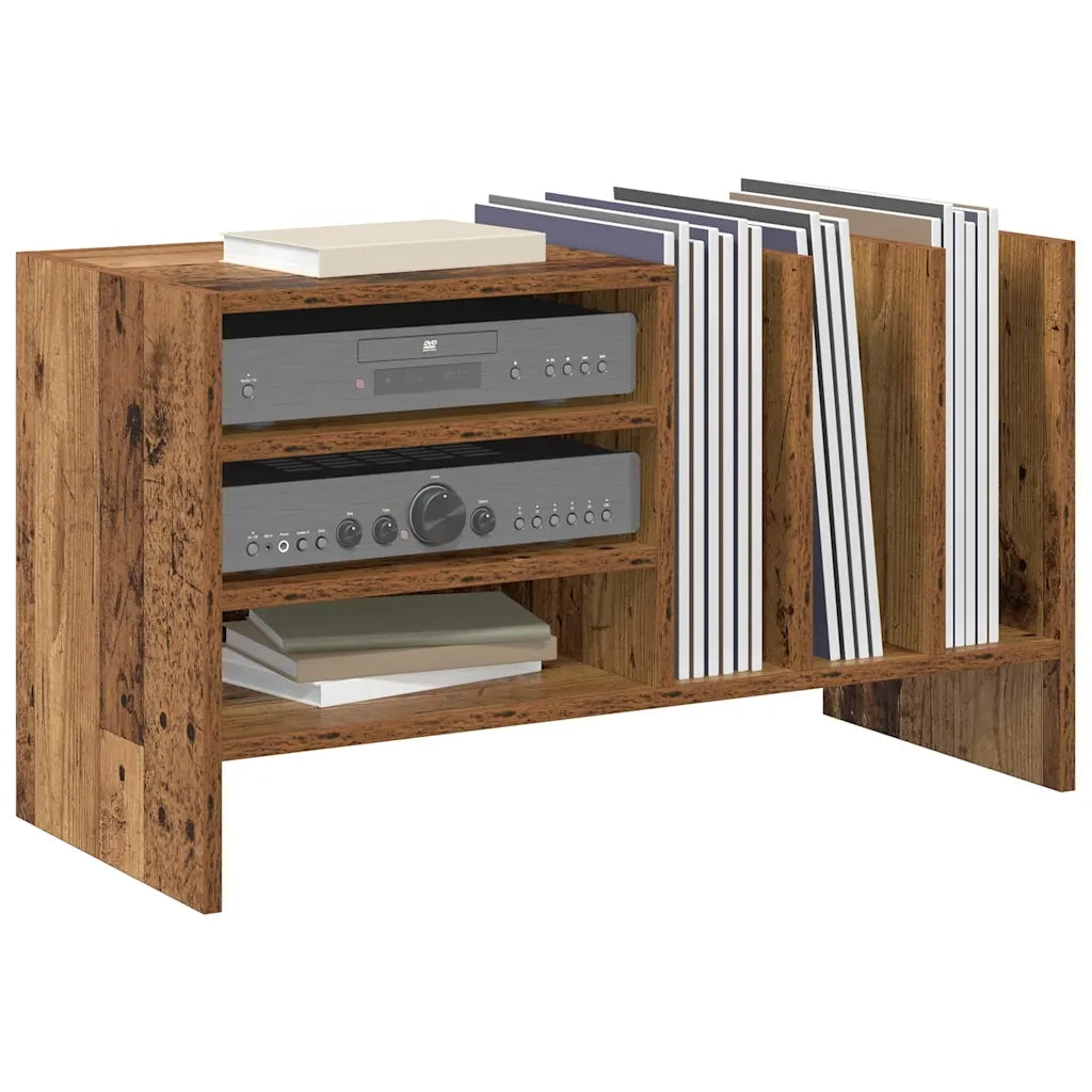 Mobile porta vinili Legno vecchio 78.5 x 35 x 45 cm CFW2327456