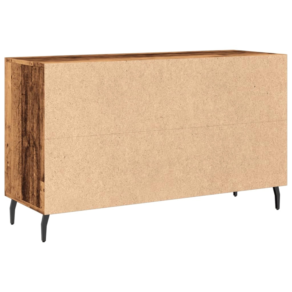 Buffet credenza cassettiera armadio mobile contenitore organizer cucina soggiorno salotto legno vecchio 100 x 36 x 60 cm legno ingegnerizzato marrone 02_0036595