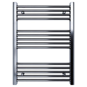 Scaldasalviette termoarredo 80x55 cromato interasse 50 cm idraulico