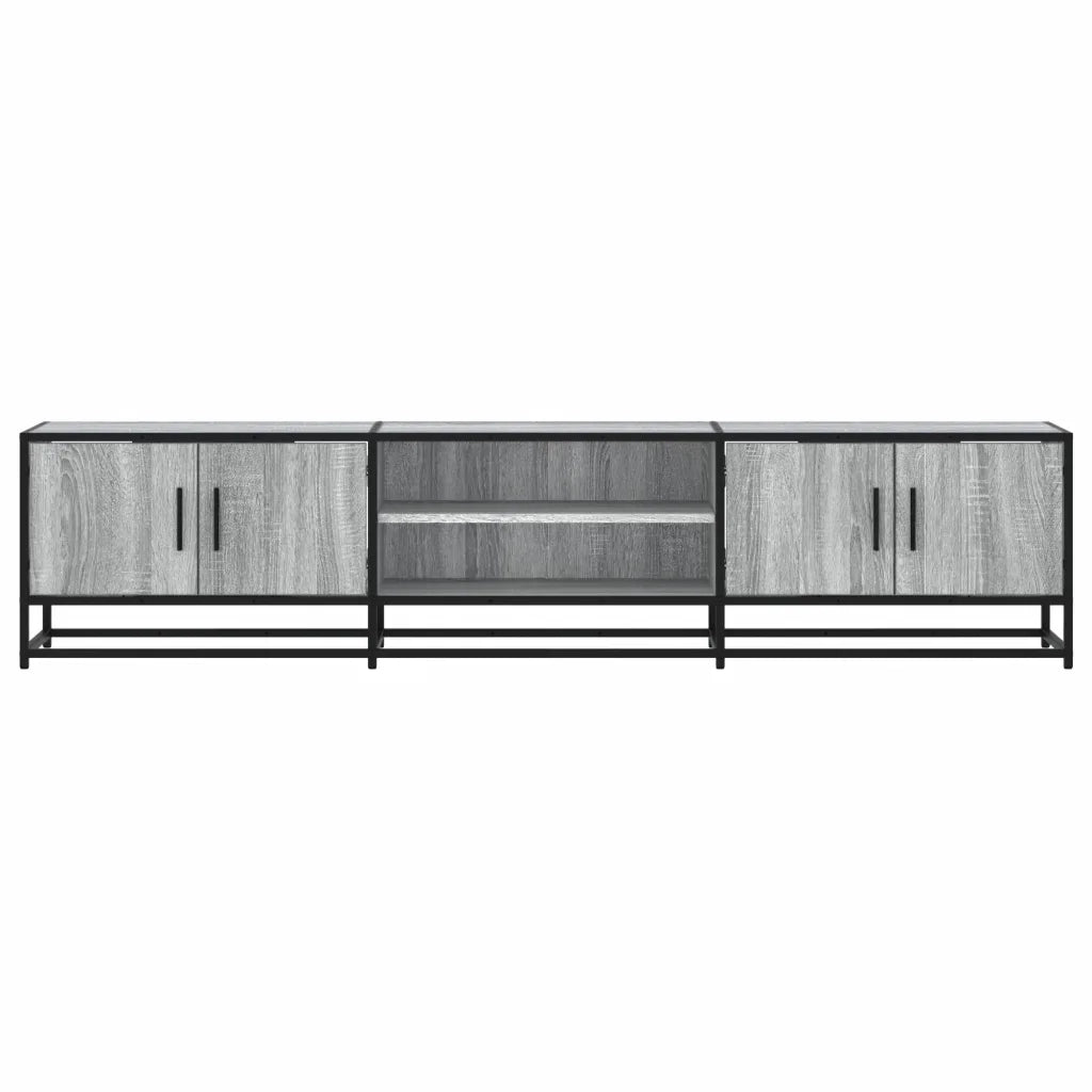 Mobile Porta TV Grigio Sonoma 180x35x41 cm in Truciolato 3300778