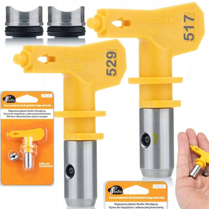 Set di Ugelli di Spruzzatura Rosfix Ultra Spray Modelli 529 e 517 – Alta Precisione e Qualità