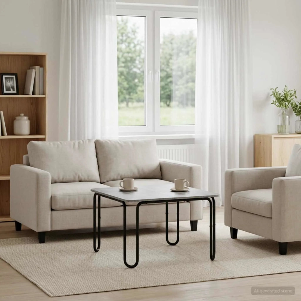 Tavolino da salotto Sonoma grigio 100 x 100 x 45 cm 8007741