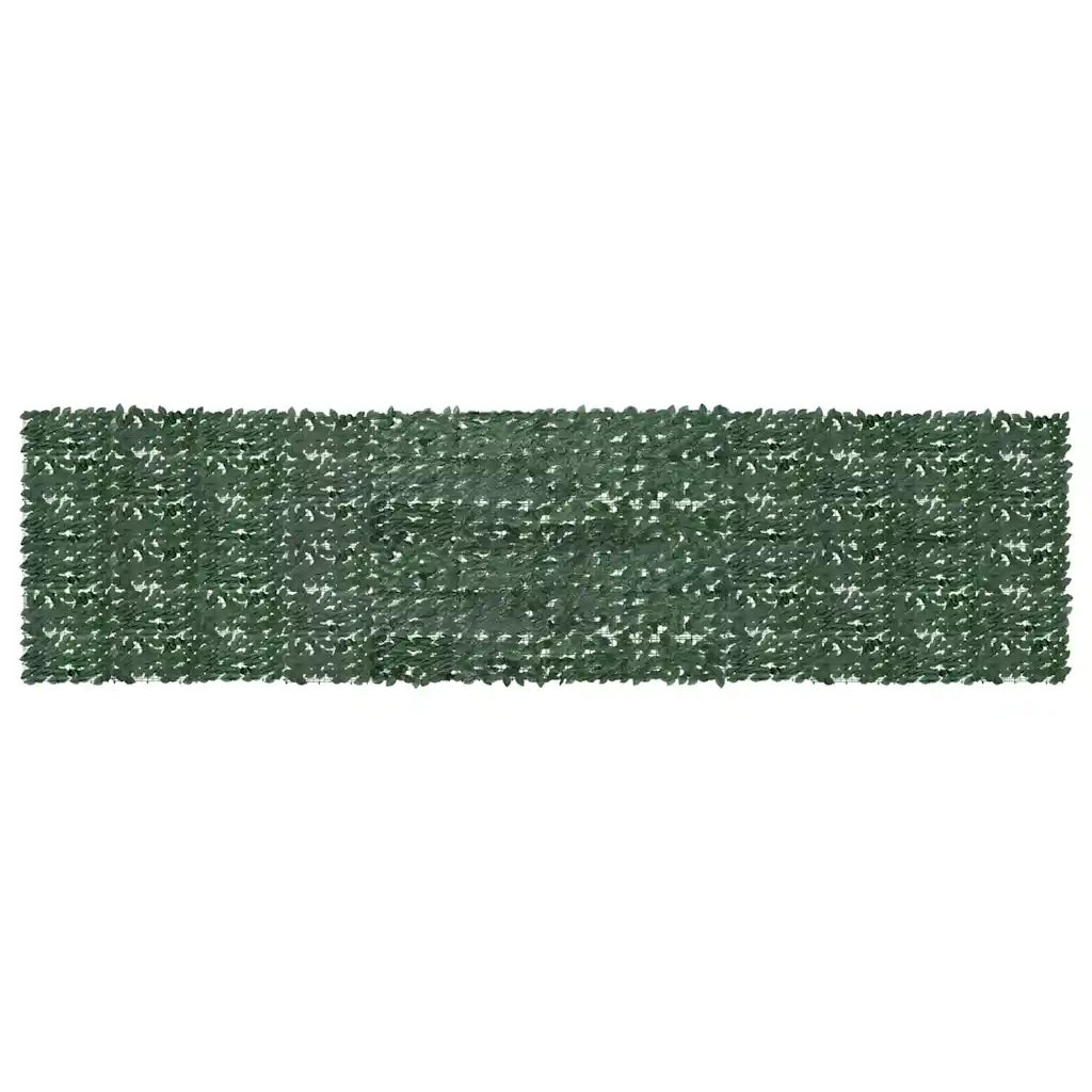 Paravento da Balcone con Foglie Verde Scuro 600x150 cm 315494