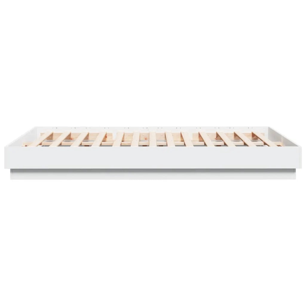 Giroletto con Luci LED Bianco 150x200 cm 3209786