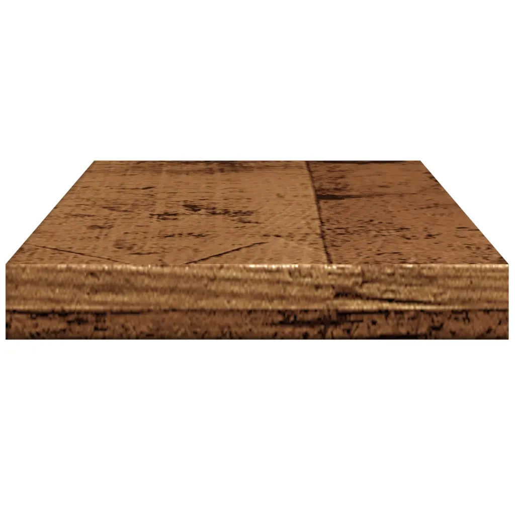 vidaXL Mensole a Parete 4 pz Legno Antico 40x10x1,5 cm in Truciolato