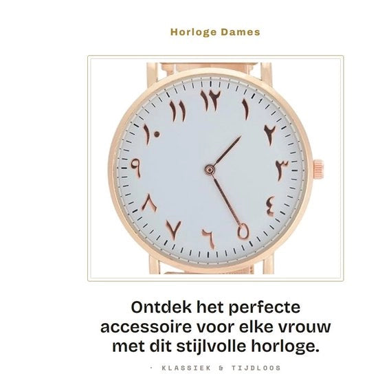 Orologio Donna a Batteria - Cinturino in Acciaio Inossidabile - Punto dell'Orologio Analogo - Regolabile - Ideale per Regali - Diametro 4 cm - Orologio Donna