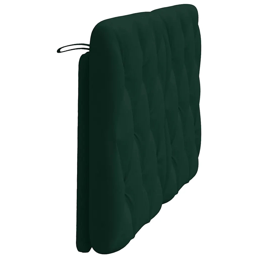 Cuscino Testiera Verde Scuro 140 cm in Velluto CFW9438826