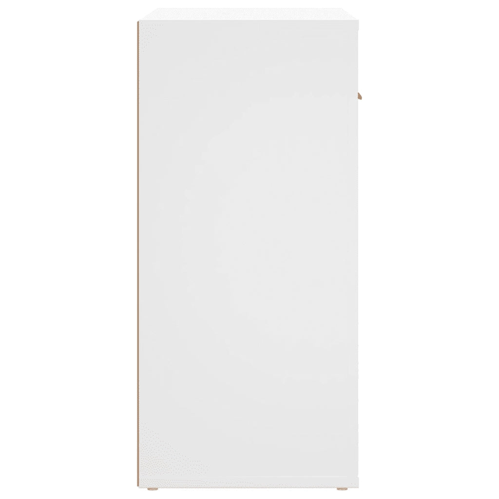 Credenza | Madia | Buffet da pranzo | Armadio da pranzo Bianca 80x33x70 cm in Legno Multistrato