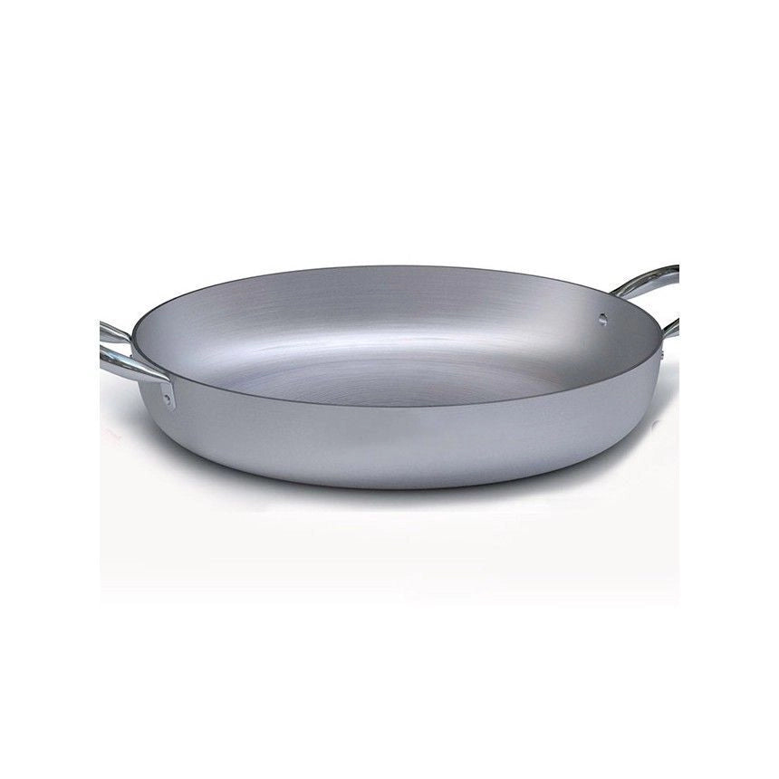 Ballarini 1001764 Serie 7000 Tegame Professionale 2 Manici Alluminio 50 cm colore Argento