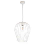 5004/Sb - Lampadario In Sospensione Derna Col. Bianco