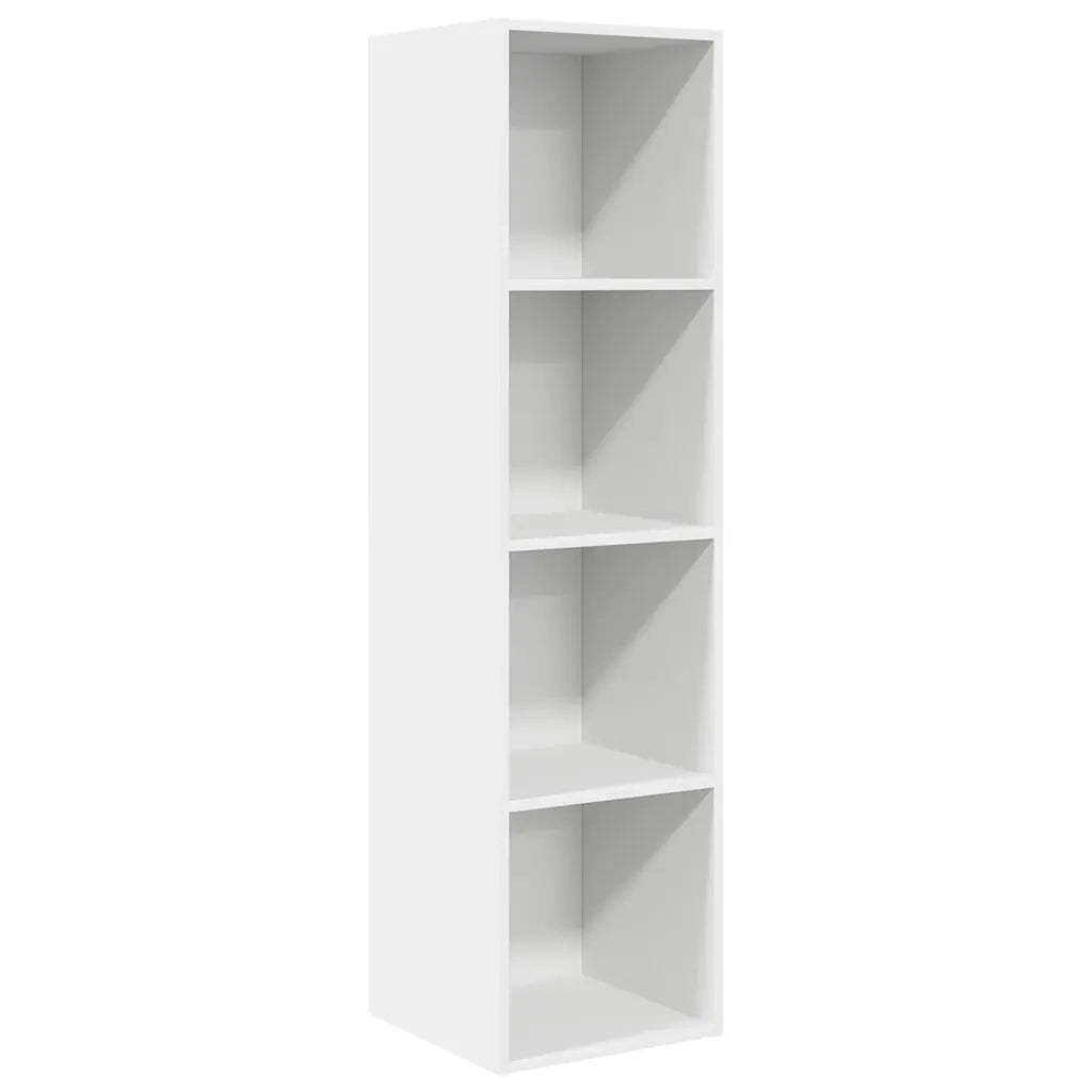Mobile TV da parete-Mobile TV a Muro-Credenza TV Bianco 37x37x142,5 cm in Legno Multistrato