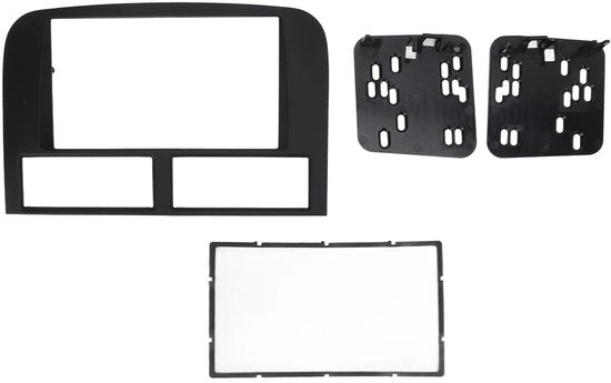 Kit di sostituzione per pannello stereo radio - 2 Din bordo - Alta qualità ABS - Installazione facile - Adatto per GRAND CHEROKEE 1999-2004 - Robusto e affidabile - Kit di finitura del cruscotto