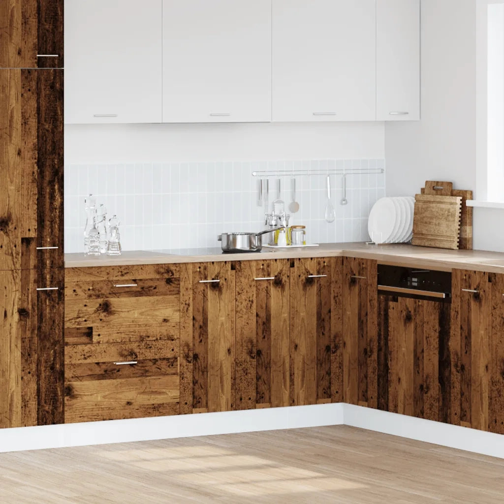 Armadio Inferiore “Lyon” Legno Antico 60x46x81,5 cm 856074