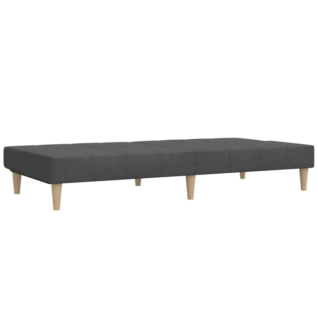 Divano Letto a 2 Posti-Sofa Letto 2 Posti-Daybed Grigio Scuro in Tessuto 345184