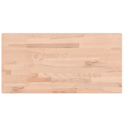 Piano Bagno 100x50x1,5 cm in Legno Massello di Faggio CFW7270609