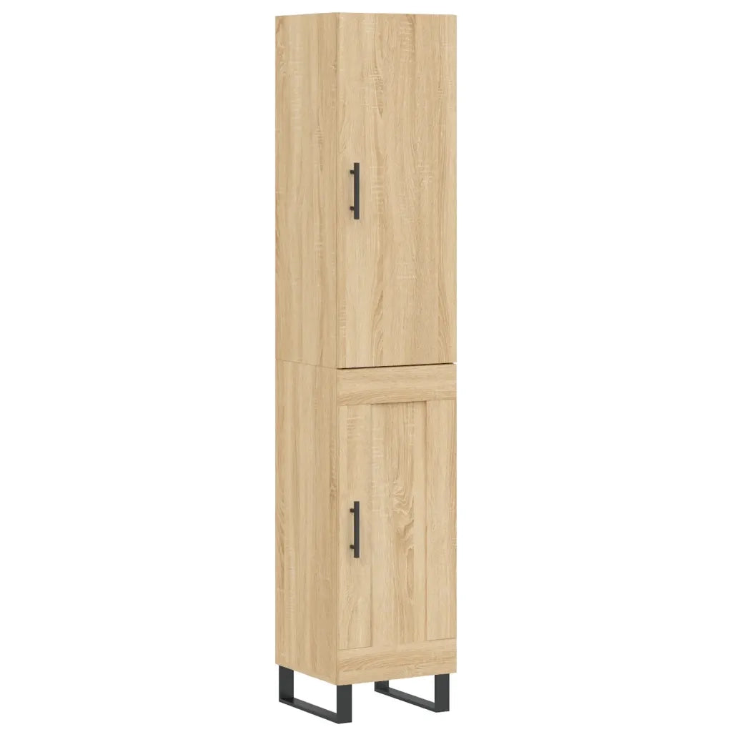 Credenza Rovere Sonoma 34,5x34x180 cm in Legno Multistrato 3199132