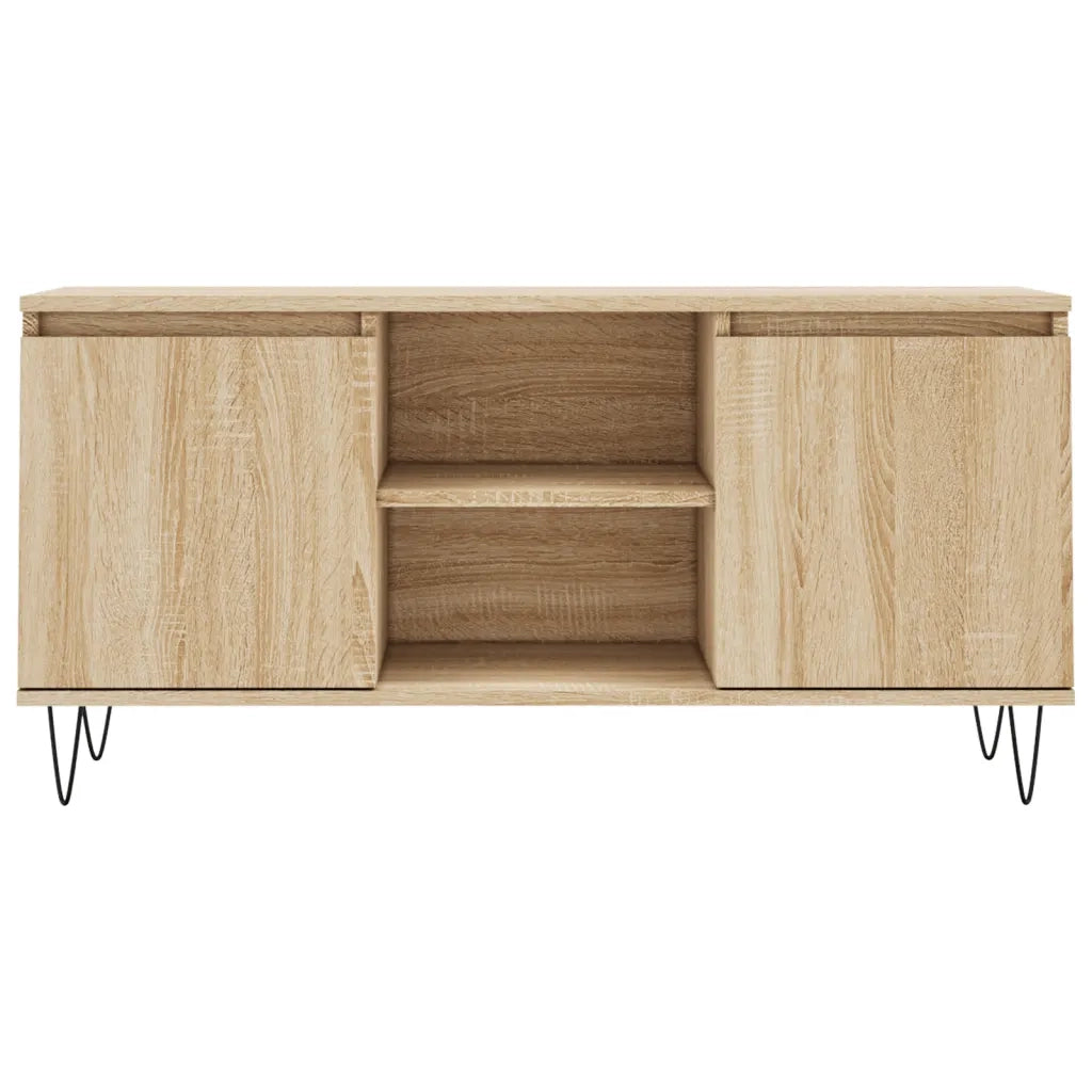 vidaXL Mobile Porta TV Rovere Sonoma 104x35x50 cm in Legno Multistrato