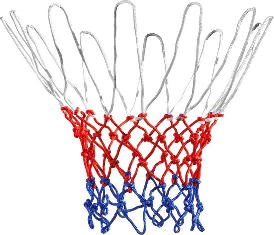 Reti da basket in nylon rosso bianco blu, 12 nodi, per uso indoor e outdoor - Progettazione professionale