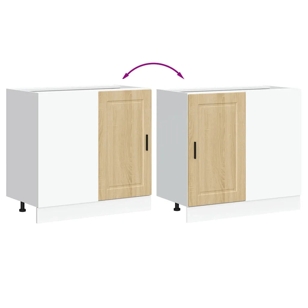 vidaXL Base da Cucina Porto Rovere Sonoma in Legno Multistrato