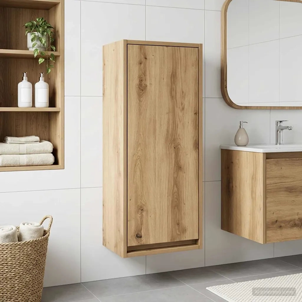 Mobile lavabo da parete Rovere Artigianale 35 x 20 x 81 cm 890767