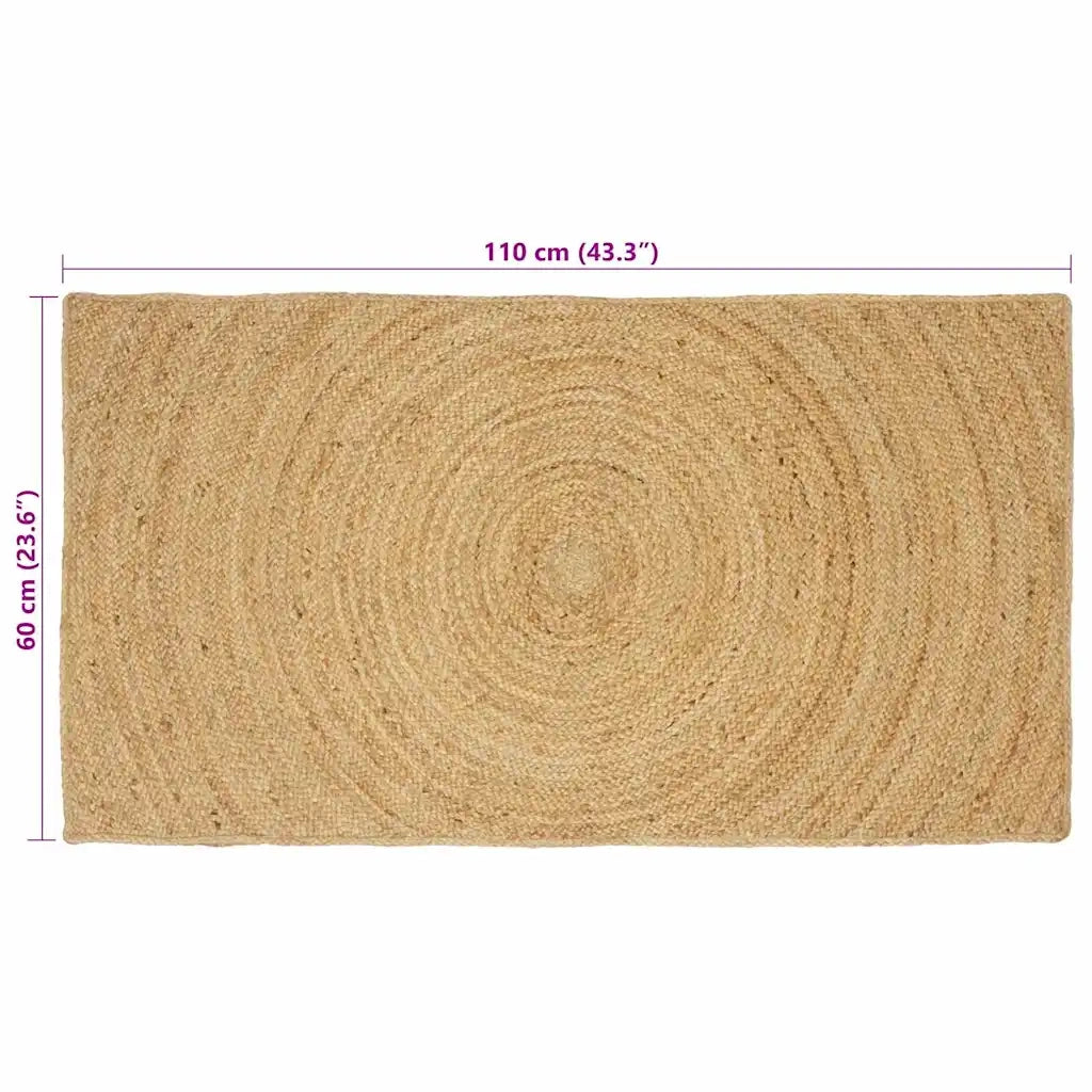 Tappeti per area Naturale 60 x 110 cm Juta