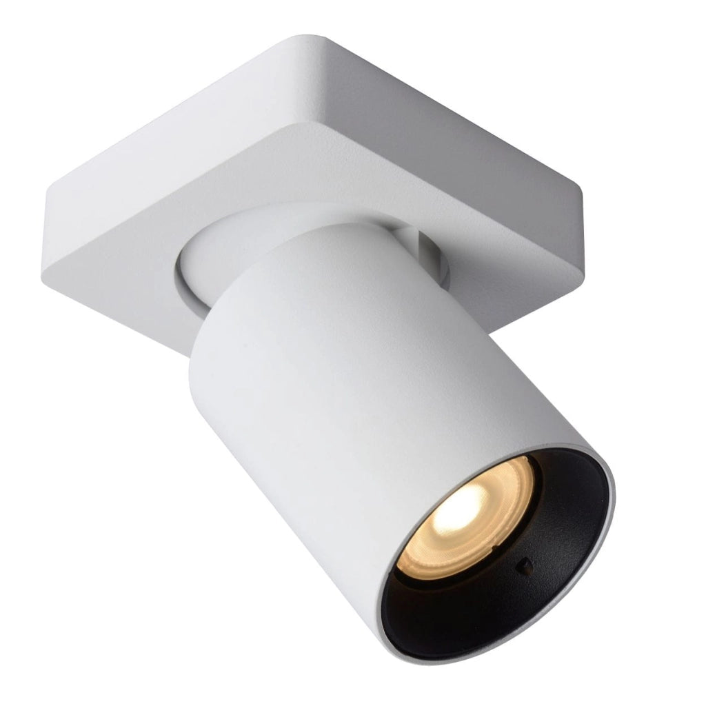 Faretto soffitto Lucide Nigel bianco GU10 5W 2200K
