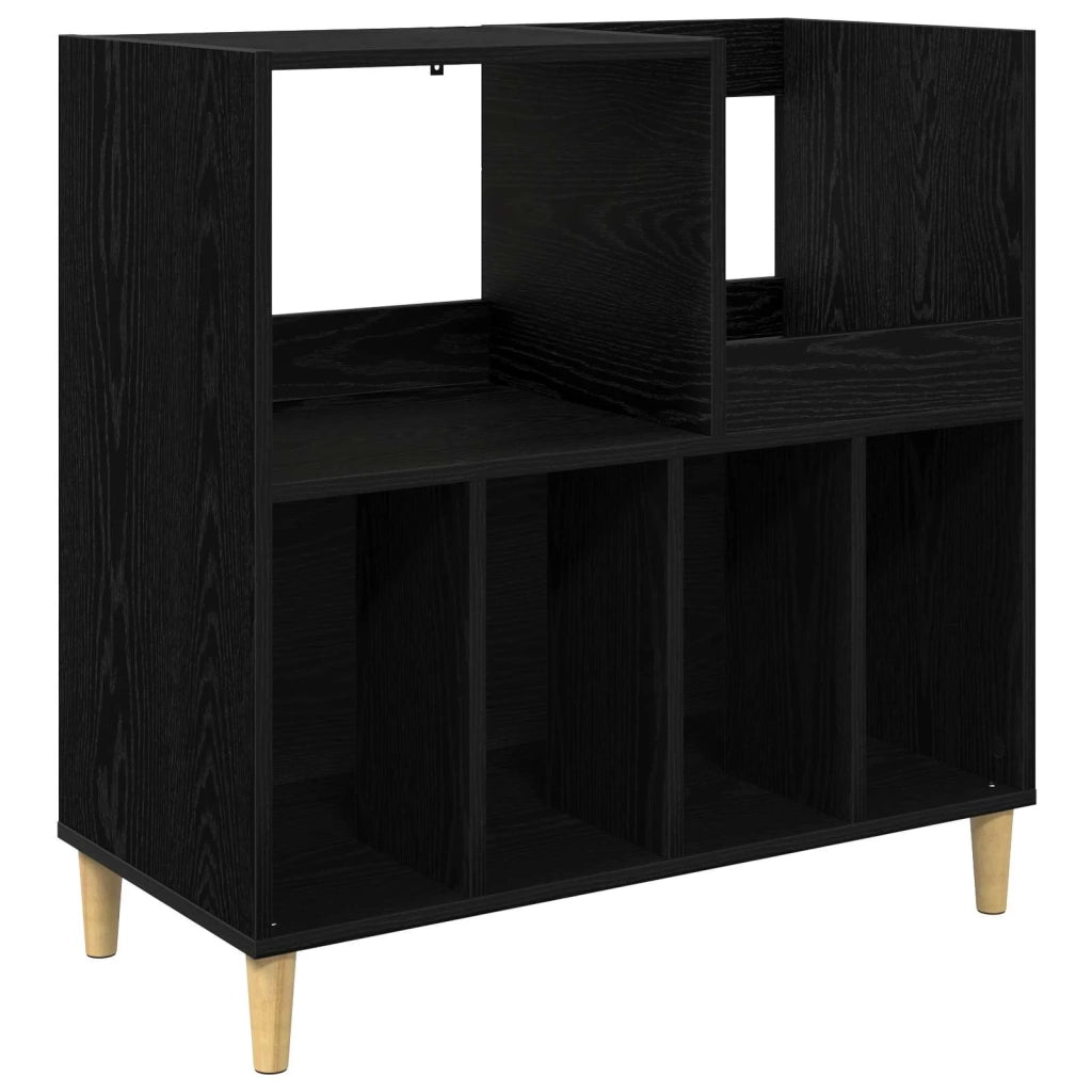 Supporto per giradischi Rovere Nero 82 x 39,5 x 82,5 cm 8012883