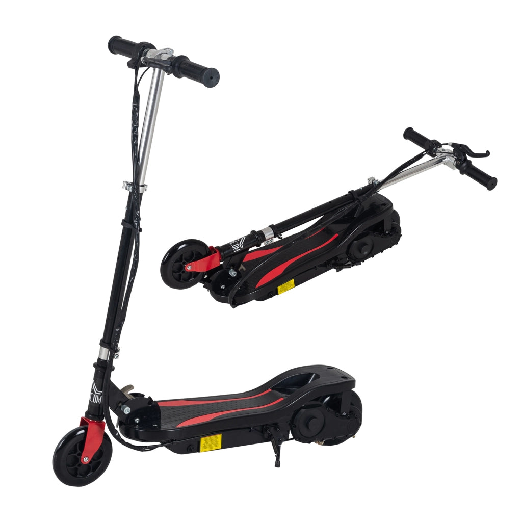 Monopattino Elettrico Pieghevole ¨C Xylo ¨C Bambini 7-14 Anni, 12 km/h, Freno a Mano, Altezza Regolabile, Nero