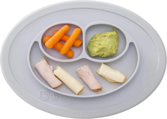 Tavolo da lavoro in silicone e piatto da tovagliato - grigio chiaro, accessori per cucina