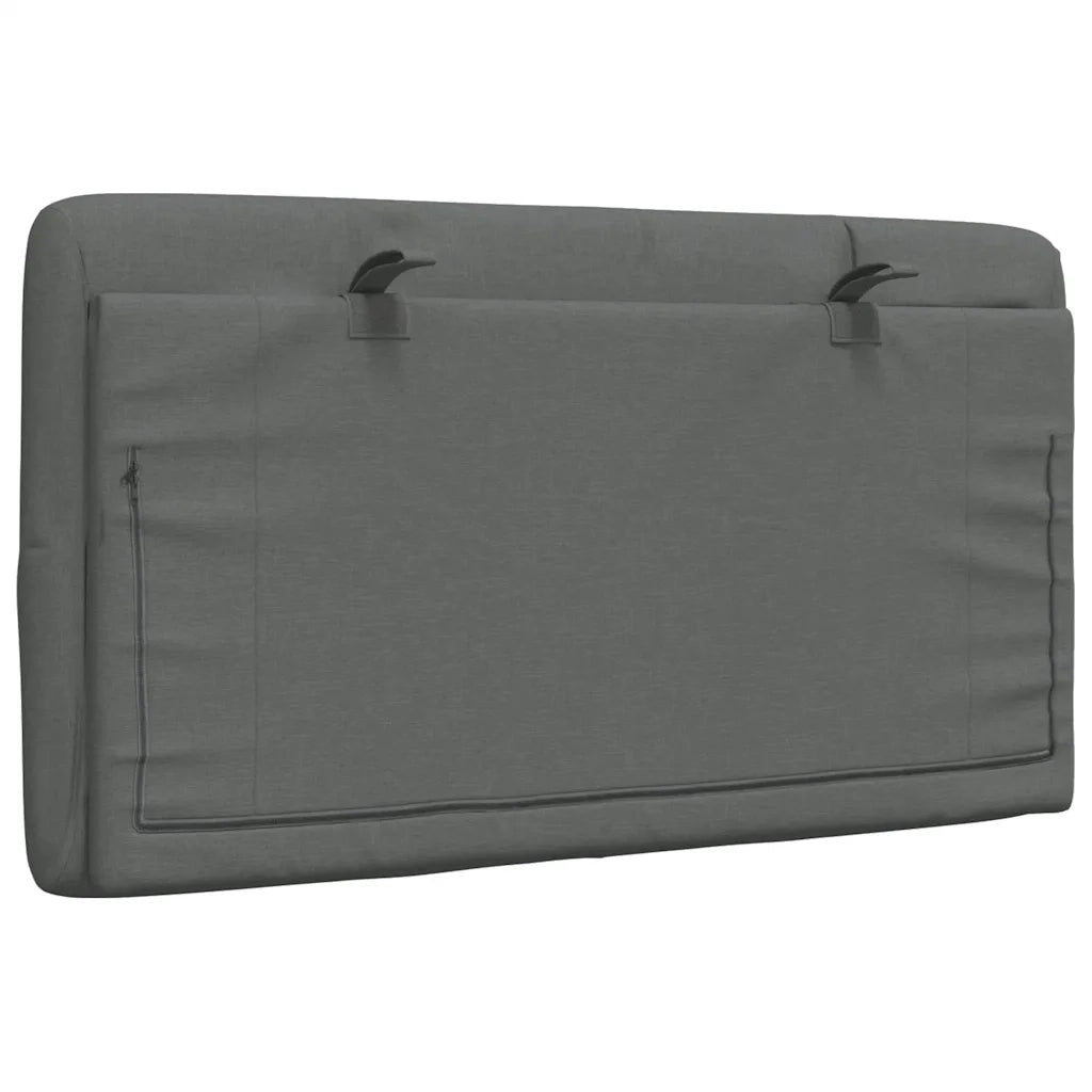 Cuscino Testiera Grigio Scuro 80 cm in Tessuto CFW6638199
