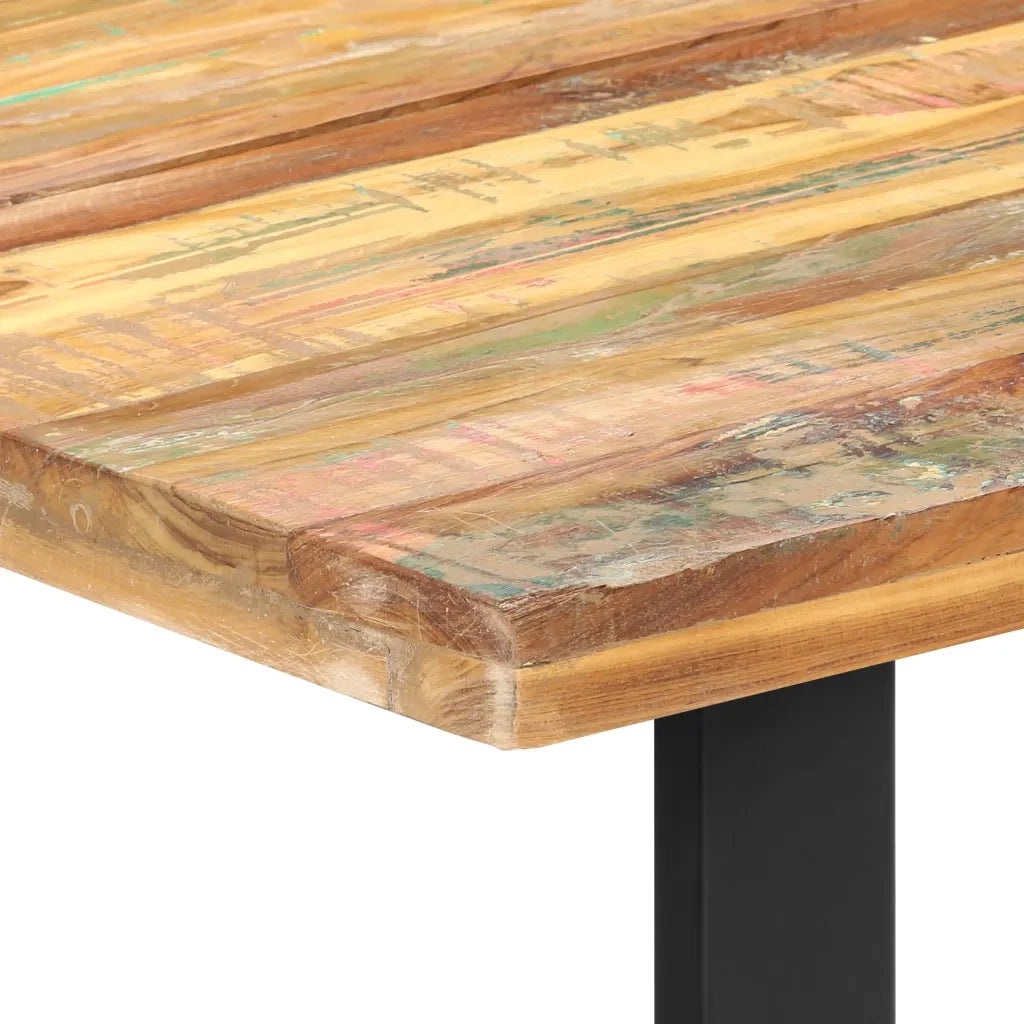 Tavolo da Pranzo 160x80x75 cm in Legno Massello di Recupero cod mxl 65489