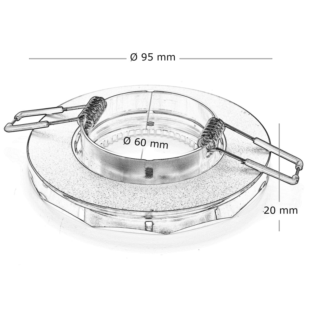 Faretto tondo LED GU10 multicolore effetto vetro specchiato incasso 6cm 230V cromoterapia LUCE RGBW+6000K