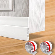 Striscia di toletta - 2 pezzi di striscia di toletta autoadesiva per ridurre il rumore e risparmiare energia - 5 cm B x 99 cm L (bianca)