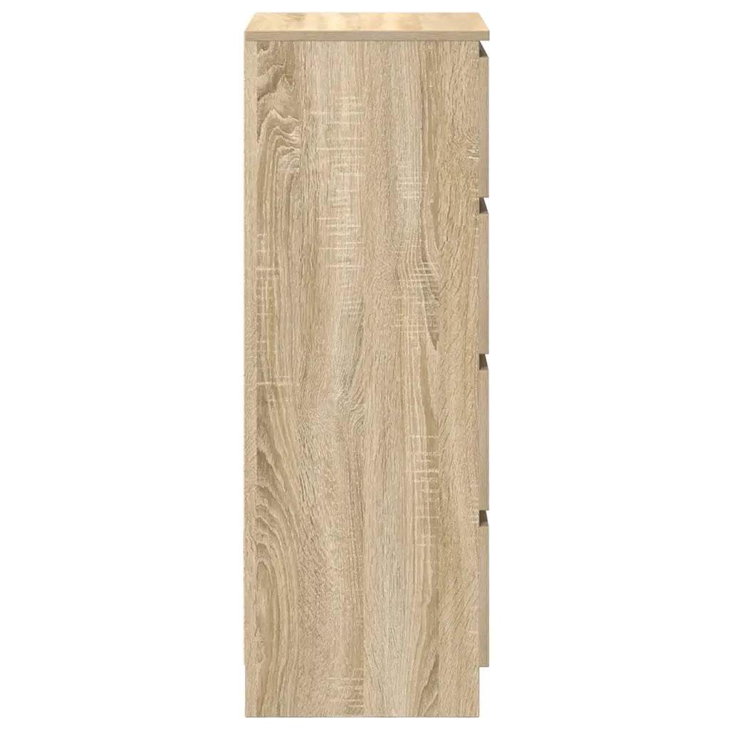 vidaXL Credenza Rovere Sonoma 37,5x35x99 cm in Legno Multistrato