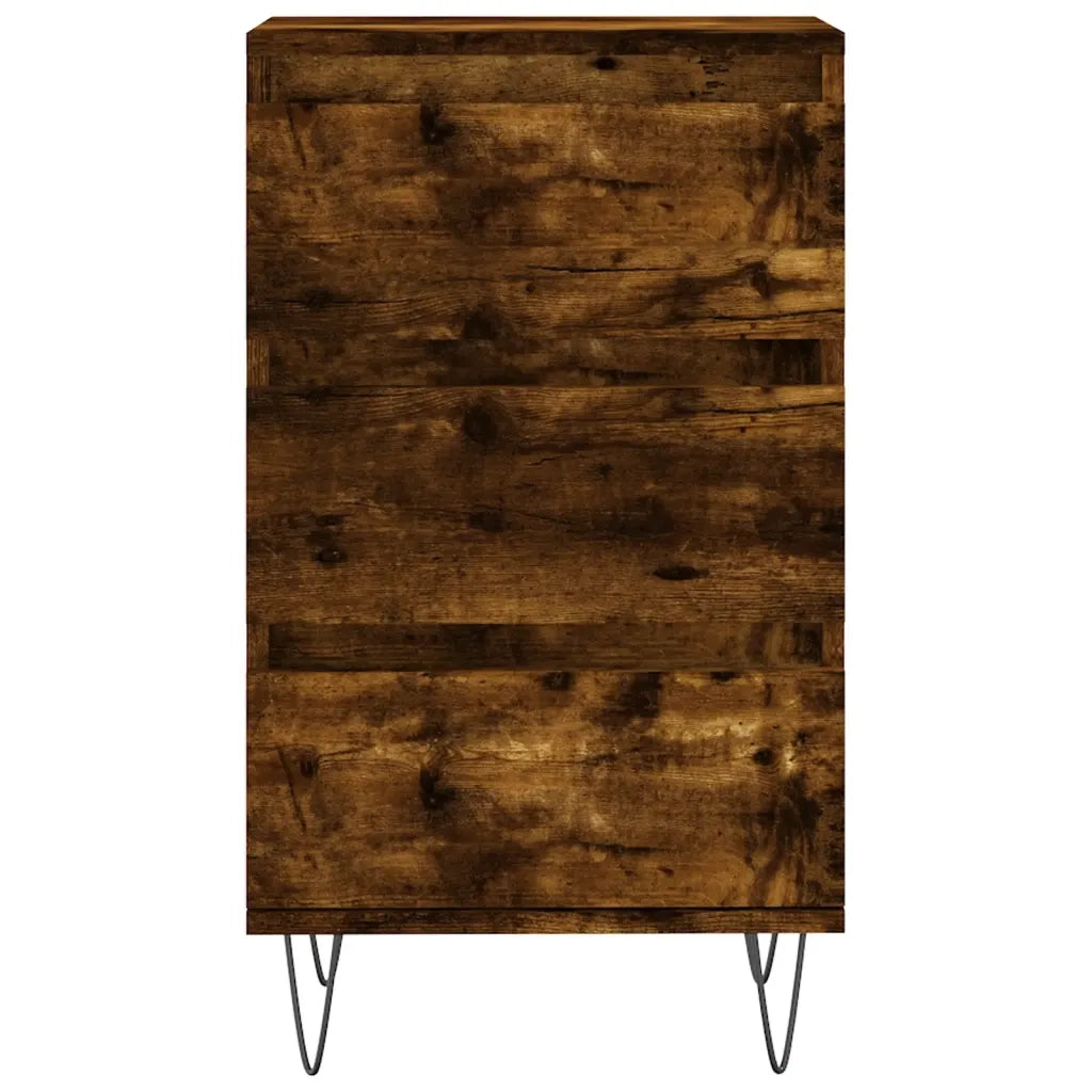 Credenza | Madia | Buffet da pranzo | Armadio da pranzo Rovere Fumo 40x35x70 cm in Legno Multistrato