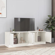 Mobili TV 2 pz-Set di 2 Credenza per TV Bianchi 67x39x44 cm in Acciaio 893776