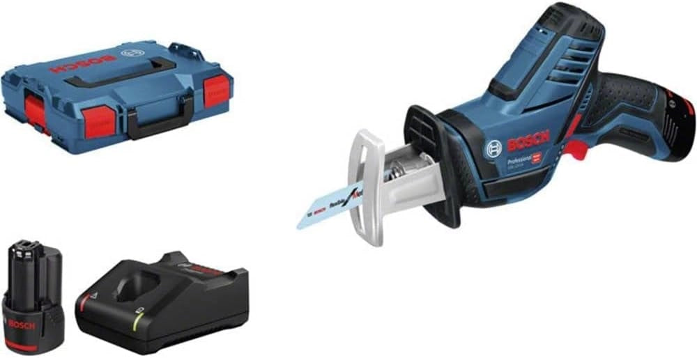Bosch Professional 12V System Sega Universale a Batteria Gsa 12V-14 (Incl. 2 Lame, senza Batterie e Caricabatteria)