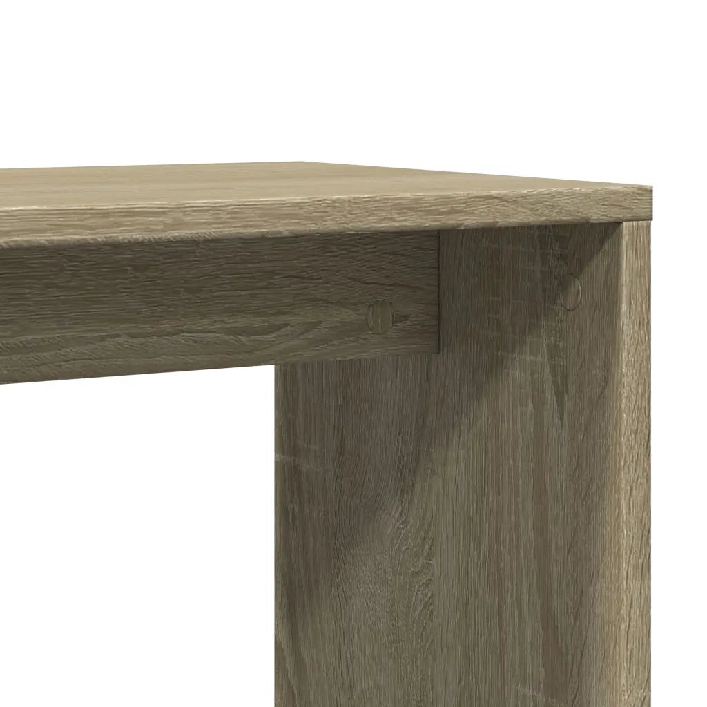 Tavolini Rovere Sonoma 2 pz | Tavolo laterale 50x30x50 cm in Legno Multistrato