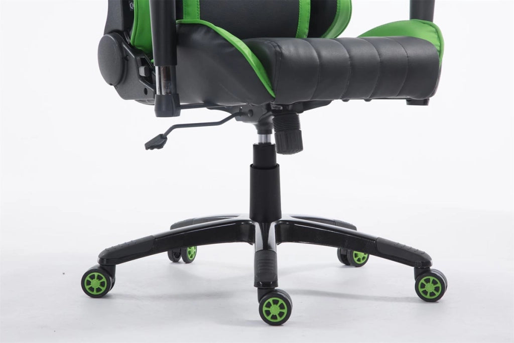 Sedia Ufficio Racing Shift X2 In Similpelle senza poggiapiedi,Nero/verde