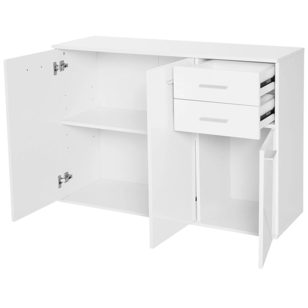 Cassettiera ¨C Zephmum ¨C Bianco 106x35x76 Legno