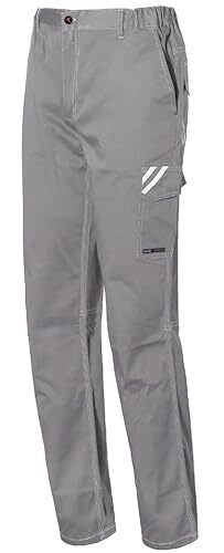 Industrial Starter M9030B BOOM Pantalone da Lavoro Tessuto Elastico Inserti Riflettenti Tasche Multiple colore Antracite