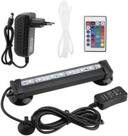 LED per acquario - impermeabile IP68 - cambiamento di colore - illuminazione a led a barre - telecomando - 16 cm.