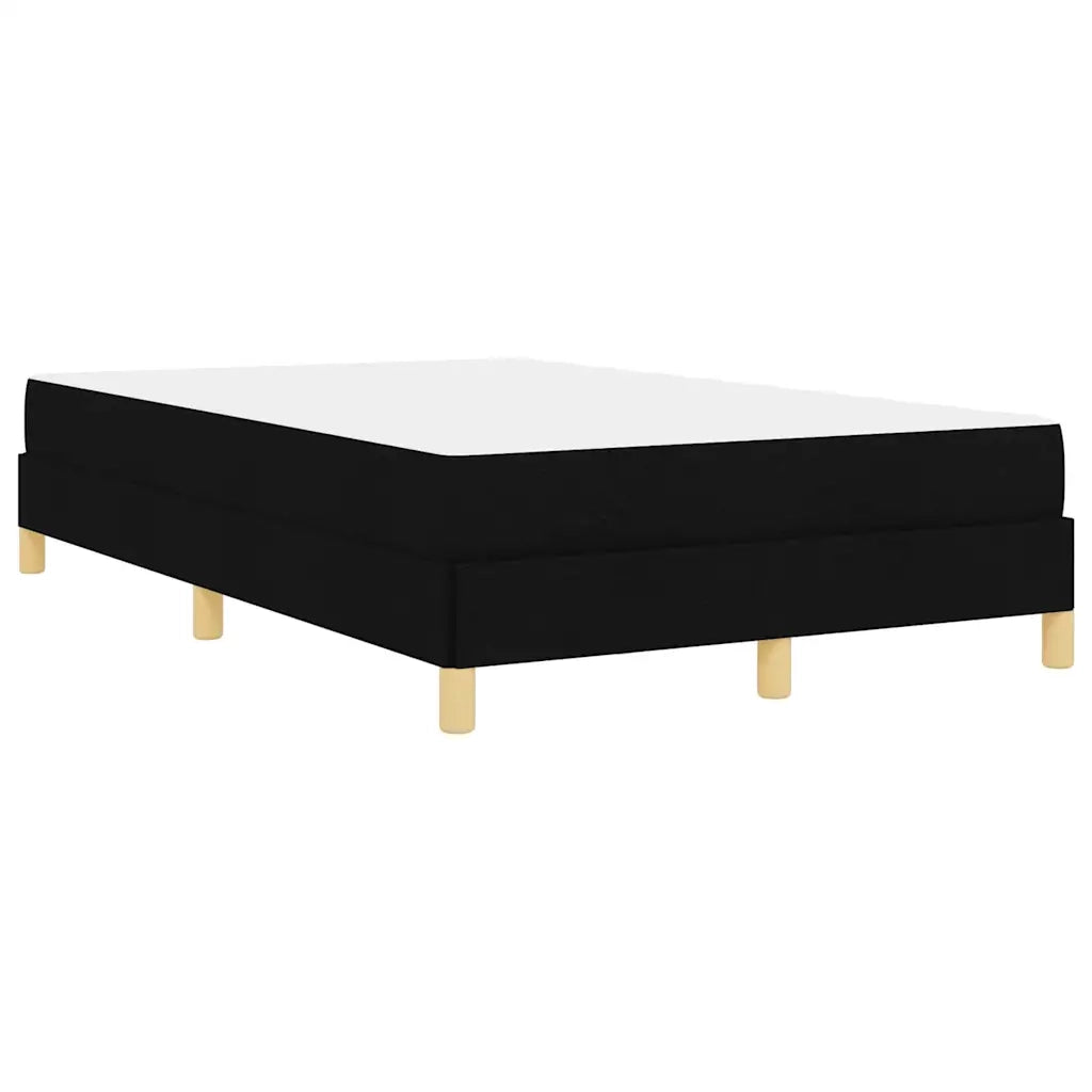 vidaXL Letto a molle Nero e Marrone 120 x 190 cm