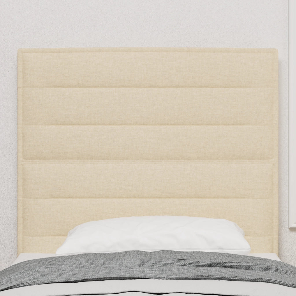 Testiera Design Lines Panna 100 cm Tessuto