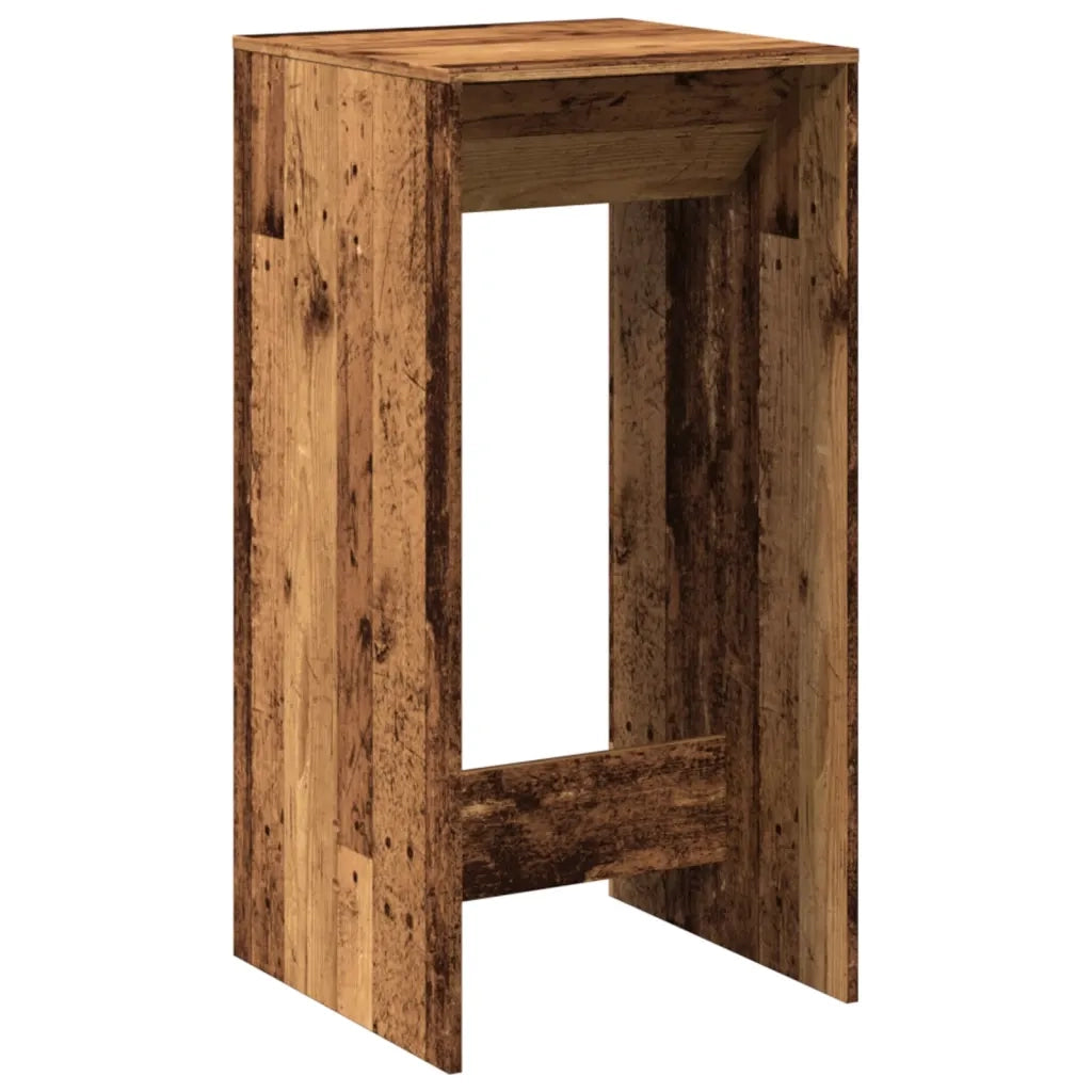 Tavolo da Bar Legno Antico 51x50x103,5 cm in Legno Multistrato